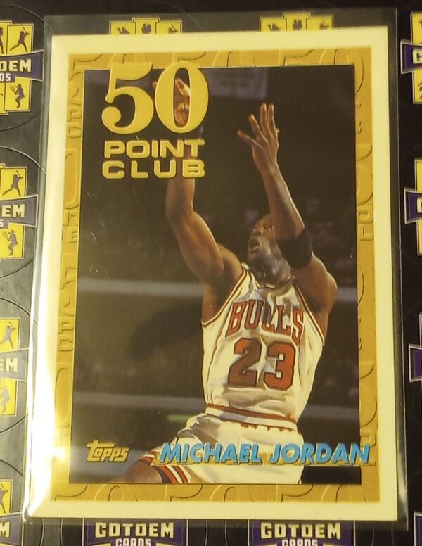 MICHAEL JORDAN HOF1993 TOPPS GOLD 50 POINT CLUB #64