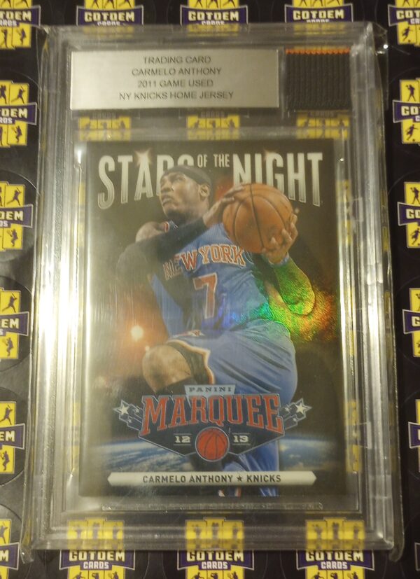 Carmelo Anthony Jersey Patch 2011 Beckett