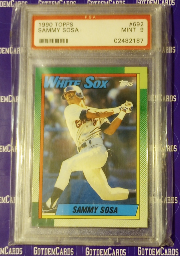 1990 Topps Sammy Sosa PSA 9 Mint Rookie 692