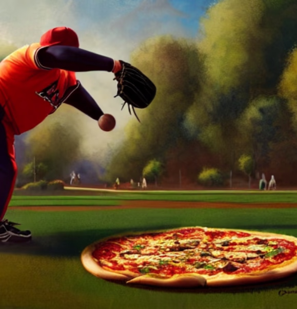 The Infamous Pizza Shot 1 High C League Baseball
