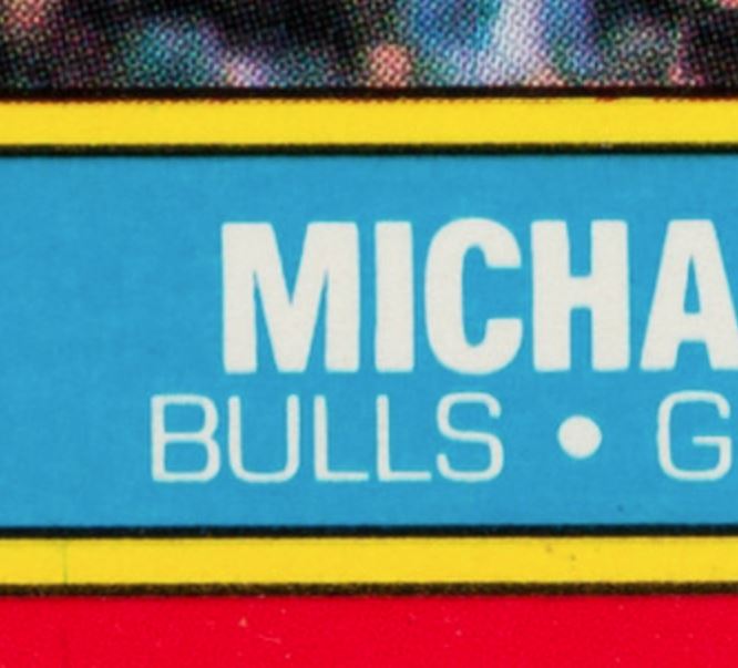 The Michael Jordan Lettering Fake Michael Jordan Rookie Cards: How To Spot Them